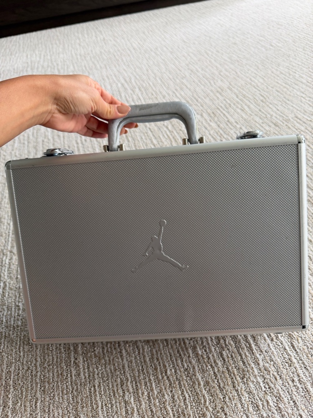 Nike 2002 Air Jordan XVII 17 Briefcase Sneaker Display Case Jumpman Box Shoe